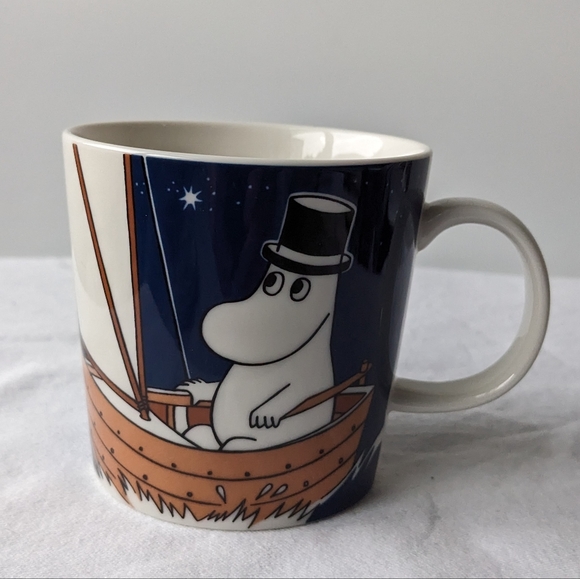 Arabia Moominpappa Ceramic Mug - Picture 1 of 11